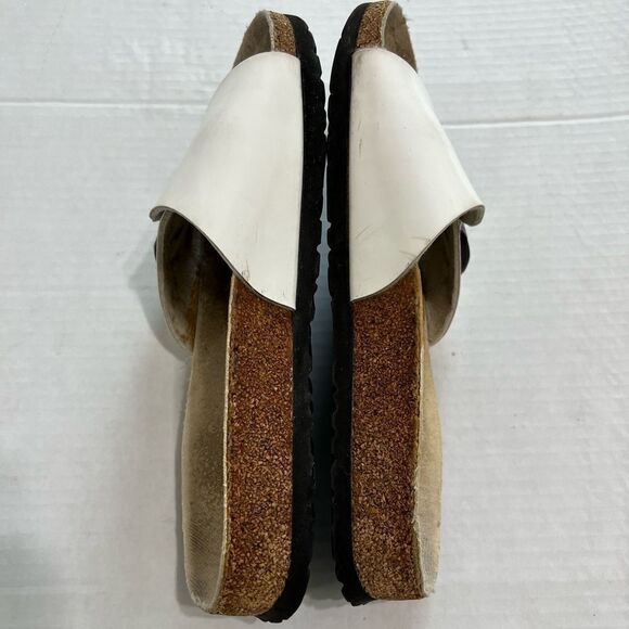 Birkenstock White Patent Leather Sandals - Picture 4 of 9